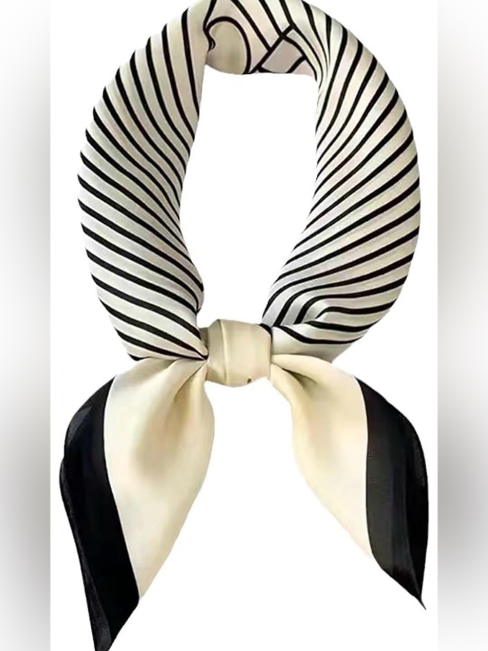 27.5 Inch Silk Feeling Scarf for Women Square Satin Head Scarf Hair Wrap Bandana